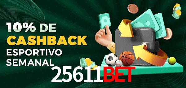10% de bônus de cashback na 25611bet